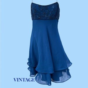 The Sapphire Silk Dress
